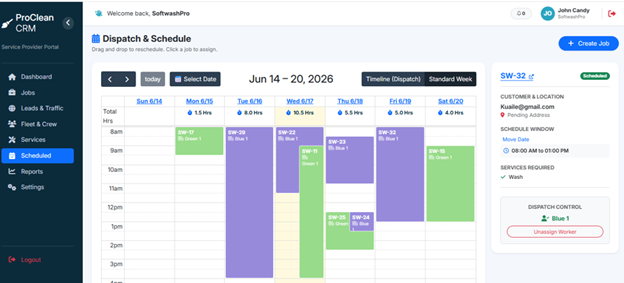 Dispatch and Schedule